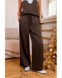 CUPSHE - Pantaloni Marroni Che Ti Fanno Sentire Elegante - Lyst