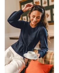 CUPSHE - Suéter Azul De Alto Concepto - Lyst