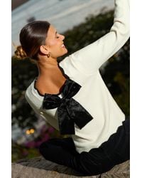 CUPSHE - Heel Charmante Witte Trui - Lyst