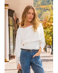 CUPSHE - Witte Trui Van Simple Days - Lyst