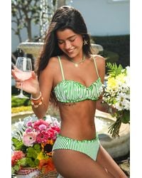 CUPSHE - Bikini Set Met Strepen - Lyst