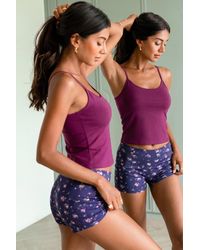 CUPSHE - Ensemble Pyjama Floral Avec Caraco - Lyst