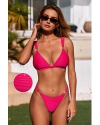CUPSHE - Waking Dream Rode Bikini Set - Lyst