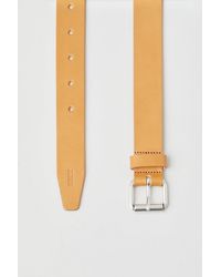 Closed - Leather Belt With Metal - Lyst