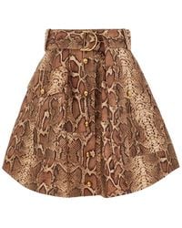 Zimmermann - Hypnotic Utility Mini Skirt - Lyst