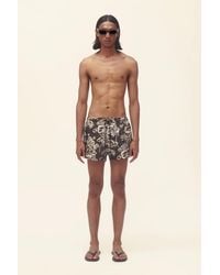 Commas - Painted Peonies Short Swim Short - Lyst