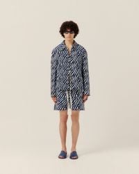 Commas - Sea Storm Jacquard Short - Lyst