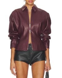 The Sei - Fitted Leather Jacket - Lyst