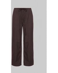 Leset - Kyoto Drawstring Pant Chocolate - Lyst