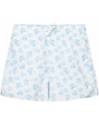 LoveShackFancy - Kai Printed Swim Shorts For - Lyst