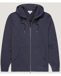 Sunspel - Loopback Zip Hoodie - Lyst
