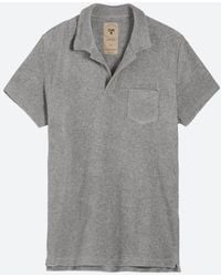 Oas - Solid Terry Polo - Lyst