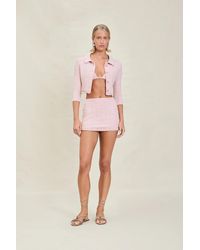 Devon Windsor - Brielle Jacket Rose Cream - Lyst