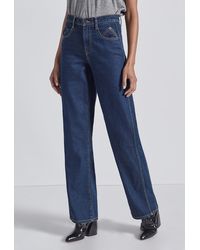 Current/Elliott The 7-pocket Full Barrel Jean - Blue