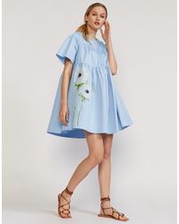 Cynthia Rowley Postcard Poppy Dress - Blue