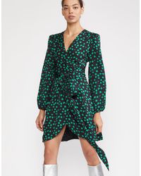 cynthia rowley roseland ruffle wrap dress