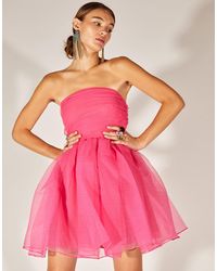 Cynthia Rowley Valeria Organza Dress - Pink