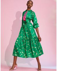 Cynthia Rowley Remi Cotton Dress - Green