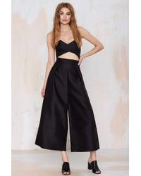Nasty Gal Solace London Divine Wide-Leg Jumpsuit - Black