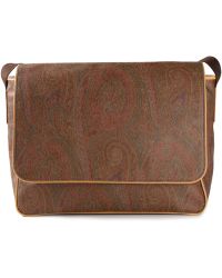 Men S Etro Messenger Etro Paisley Print Messenger Bag Lyst