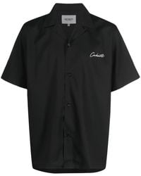 Carhartt - Gabardine Logo-embroidered Shirt - Lyst