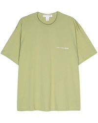 Comme des Garçons - Printed T-shirt Men Khaki In Cotton - Lyst