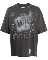 Maison Mihara Yasuhiro - Distressed Acid T-shirt Men Black In Cotton - Lyst