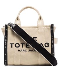 Marc Jacobs - The Small Tote Bag Beige In Cotton - Lyst