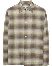 Our Legacy - Box Checked Shirt - Men's - Cotton/linen/flax - Lyst