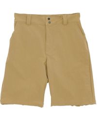 GR10K - Ibq® Storage Bermuda Shorts Men Beige In Nylon - Lyst