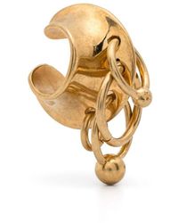 Jean Paul Gaultier - Brass Multiple Ring Earcuff Gold In Brass - Lyst