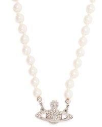 Vivienne Westwood - Orb-pendant Pearl Necklace - Lyst