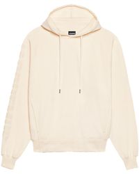 Jacquemus - Le Hoodie Typo Beige In Cotton - Lyst