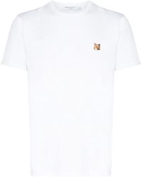 Maison Kitsuné - Maison Kitsune' T-shirts And Polos White - Lyst