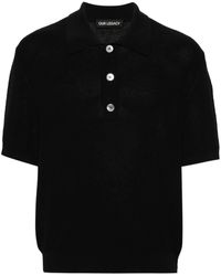 Our Legacy - Traditional Polo Shirt Men Black In Cotton - Lyst