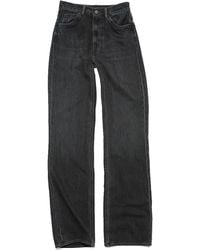 Acne Studios - 1977 Regular Fit Jeans Black In Cotton - Lyst