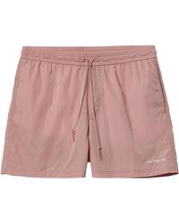 Carhartt - Tobes Swimsuit Short Men Pink In Polyester - Lyst