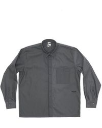 GR10K - Processing Overshirt Men Grey In Cotton - Lyst