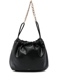 A.P.C. - Ninon Chaine Bag Women Black In Cruelty-free Leather - Lyst