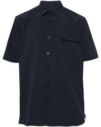 Sacai - Zip-pocket Taffeta Shirt - Lyst