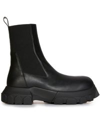 Rick Owens - Beatle Bozo Tractor Boot Men Black In Leather - Lyst