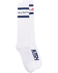 Autry - Icon Socks White In Cotton - Lyst