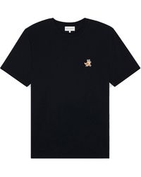 Maison Kitsuné - Speedy Fox Patch T-shirt Black In Cotton - Lyst