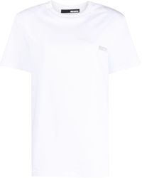 ROTATE BIRGER CHRISTENSEN - Crystal-embellished Logo T-shirt - Lyst