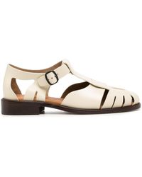 Hereu - Pesca Cut-Out Leather Sandals - Lyst