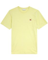 Maison Kitsuné - Logo Cotton T-shirt - Lyst