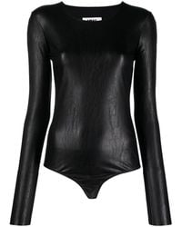 MM6 by Maison Martin Margiela - Long Sleeve Bodysuit - Lyst