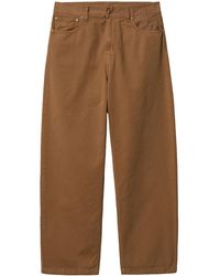 Carhartt - Deby Pant Brown In Cotton - Lyst