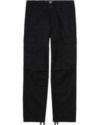 Carhartt - Aviation Trousers Black In Cotton - Lyst