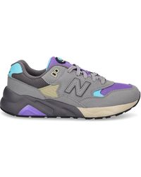 New Balance - 580 Sneakers Gray In Leather - Lyst